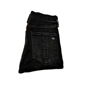 Rag & Bone High Rise Ankle Skinny Tuxedo Stripe Denim Jeans Size 24